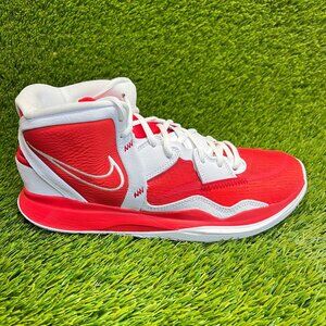 Nike Kyrie Infinity TB Mens Size 10 Red White Athletic Basketball Shoes Sneakers